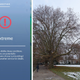 An example of the kind of discrepancy between the game’s weather warning and conditions on the ground.